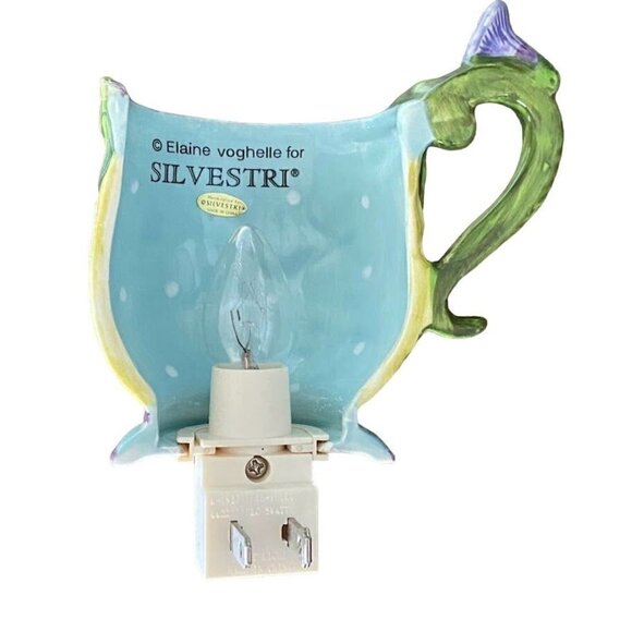 Elaine Voghelle for Silvestri Tea Cup Night Light L'amour - Picture 3 of 3